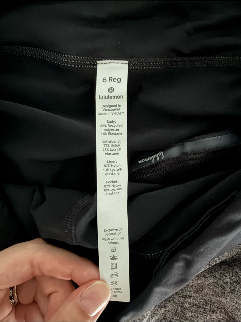 Lululemon Heather Grey Pace Rival Skort - Picture 7 of 7